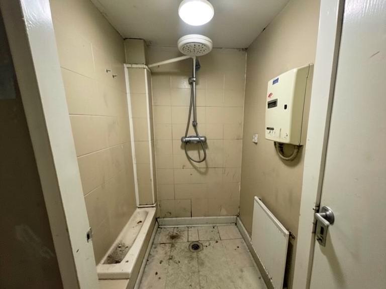 Old shower room before refit